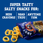 Andy Capps malt-inspired Battered Onion Rings, Baked Oat and Corn Snacks, 2 oz. Pack of 12