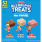 Rice Krispies Treats Mini Squares, Kids Snacks, Lunch Snacks, Variety Pack, 20.1Oz Box (52 Bars)