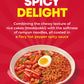 Nongshim Taekyung Rapokki (Hot, 14Oz) - Authentic Korean Street Food, Ramen Noodles With Rice Cakes. Quick & Easy To Prepare, Re
