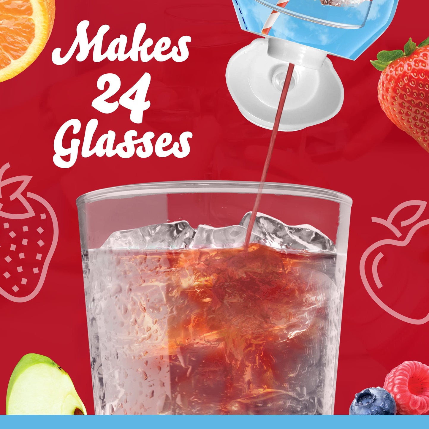 Crystal Light Sugar-Free Berry Sangria Zero Calories Liquid Water Enhancer 1 Count 1.62 fl oz