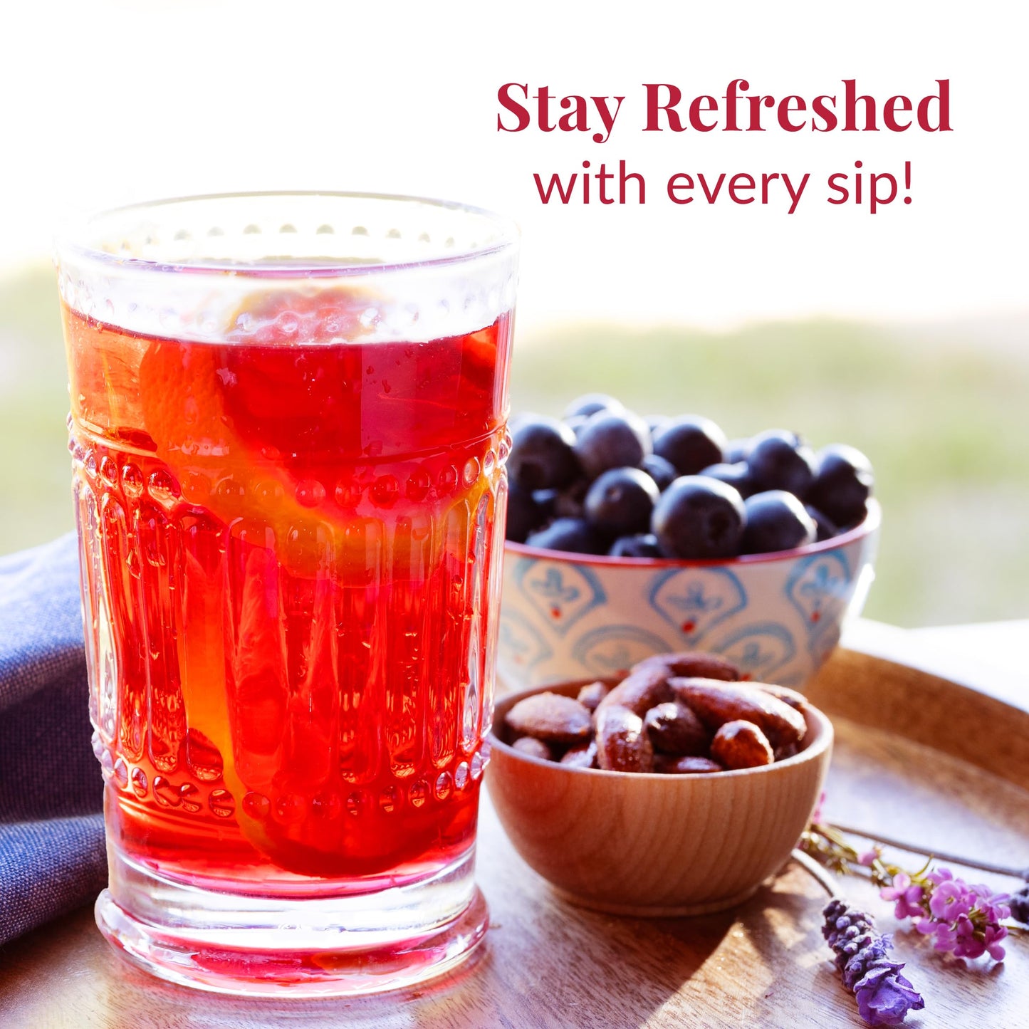 The Republic Of Tea - Hibiscus Coconut Superflower Herbal Tea, 36 Count