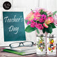 La Tea Dah Floral Tea Gift Basket - Unique Teacher Appreciation Gift, 12 Sachets with 2 Assorted Flavors & 2 Honey Stirrers