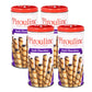 Pirouline Rolled Wafers, Dark Chocolate, Crème Filled, 3.25oz Tin 4pk, 6x6x4 inches