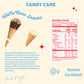 Muddy Bites Waffle Cone Snacks Bite Sized Chocolate Filled Waffle Cones For Snack Or Dessert, Candy Cane, Made With Cane Sugar,