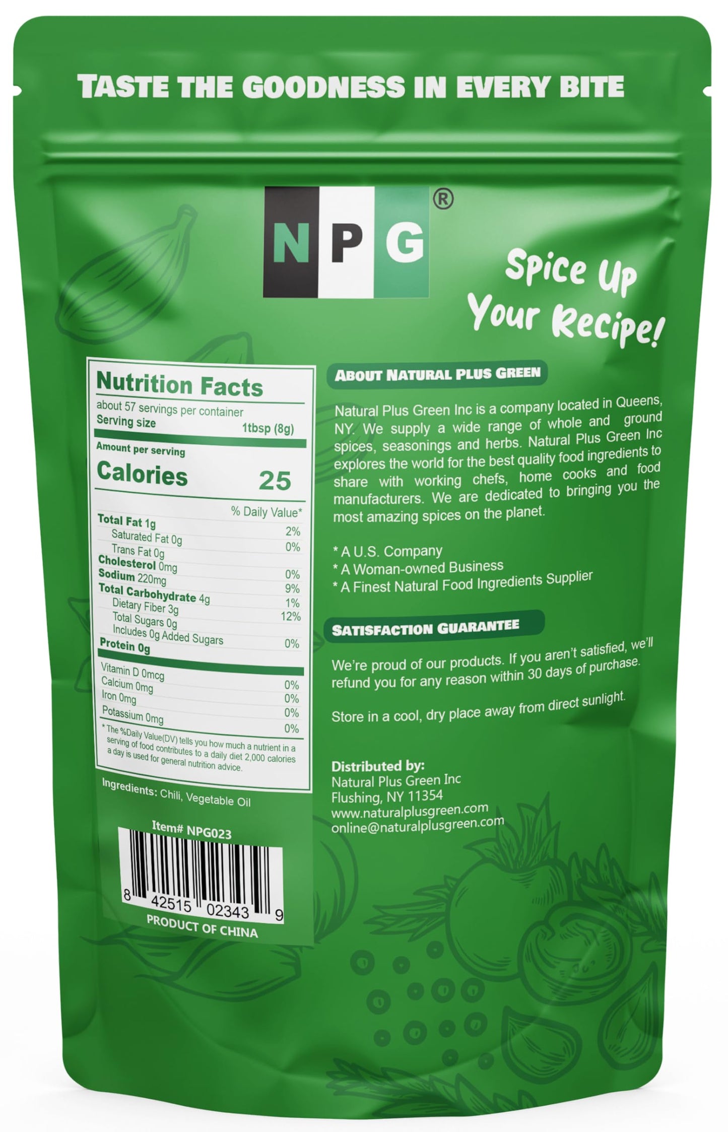 Npg Authentic Sichuan Chili Flakes 16 Ounces, Medium Hot, Szechuan Crushed Red Pepper Flakes Bulk, Essential Spice Seasoning For