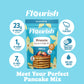 Flourish Protein Pancake & Waffle Mix, High Protein & Fiber, No Added Sugar, Vanilla Flavour, 430g (2 Pack) - Made in Canada