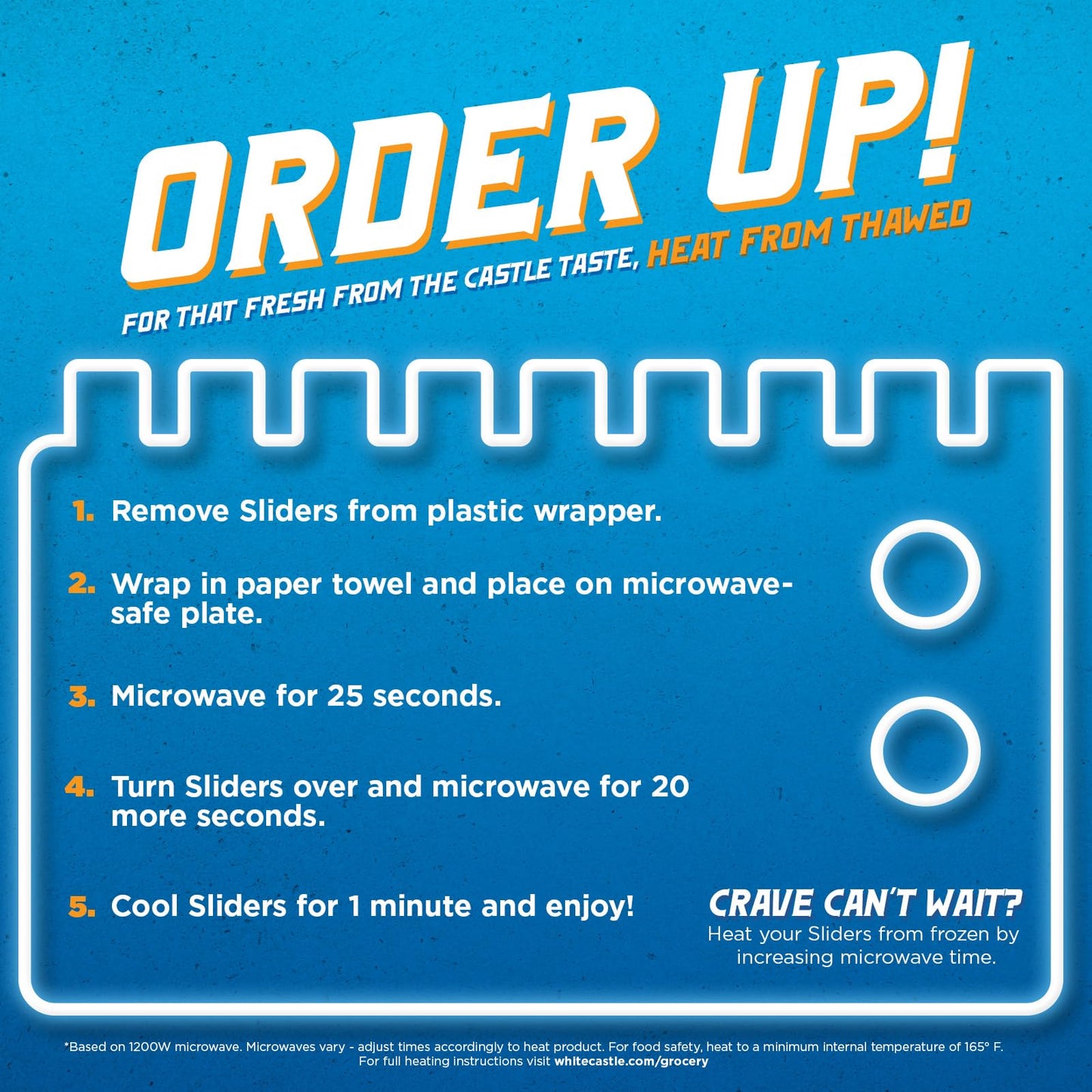 WHITE CASTLE Burger, 29.28 oz (frozen)