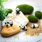 Meekoo 8 Pieces Miniature Panda Decor Cute Plastic Panda Figurines Mini Birthday Decorations Cake Topper Decoration For Party Supplies