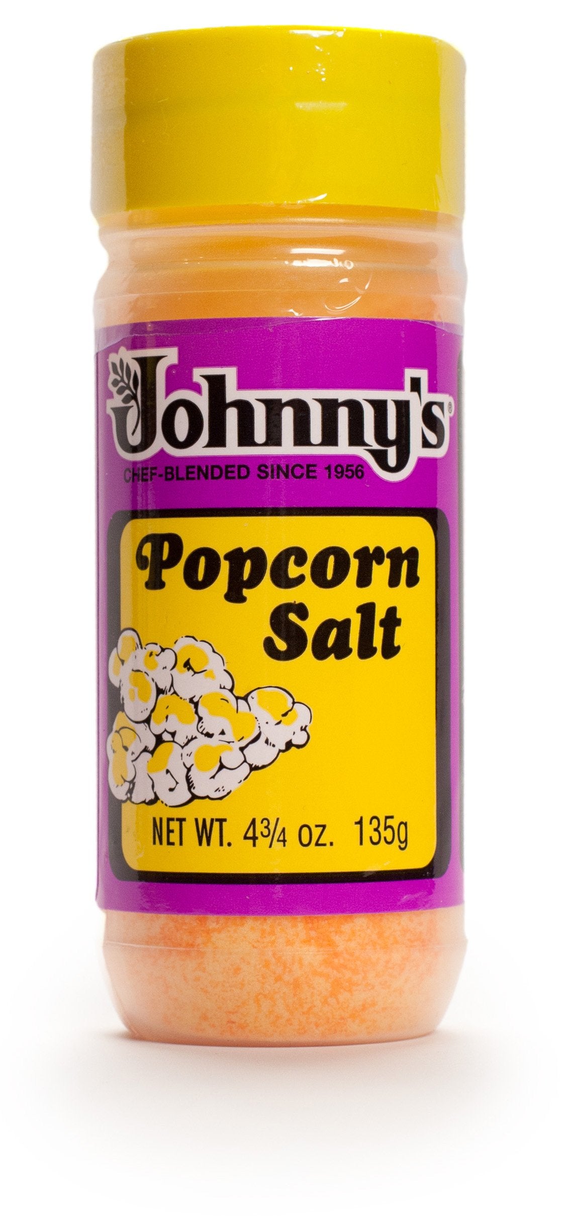 Johnnys Popcorn Salt, 4.75 Oz, (Pack of 6)