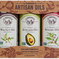 La Tourangelle, Favorites Trio of Oils - Roasted Walnut Oil, Avocado Oil, Toasted Sesame Oil, Gift Set, 8.45 fl oz (Set of 3)