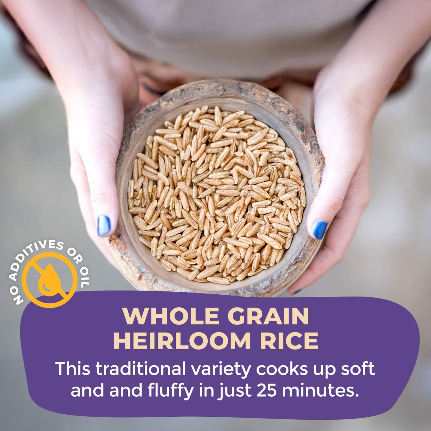 Lotus Foods Regenerative Organic Brown Basmati Rice - Gluten Free Whole Grain Heirloom Rice, Vegan, Non Gmo, Use For Curries, St