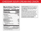 Cheez-It Snap'D Cheese Cracker Chips, Thin Crisps, Lunch Snacks, Cheddar Sour Cream And Onion, 7.5Oz Bag (1 Bag)