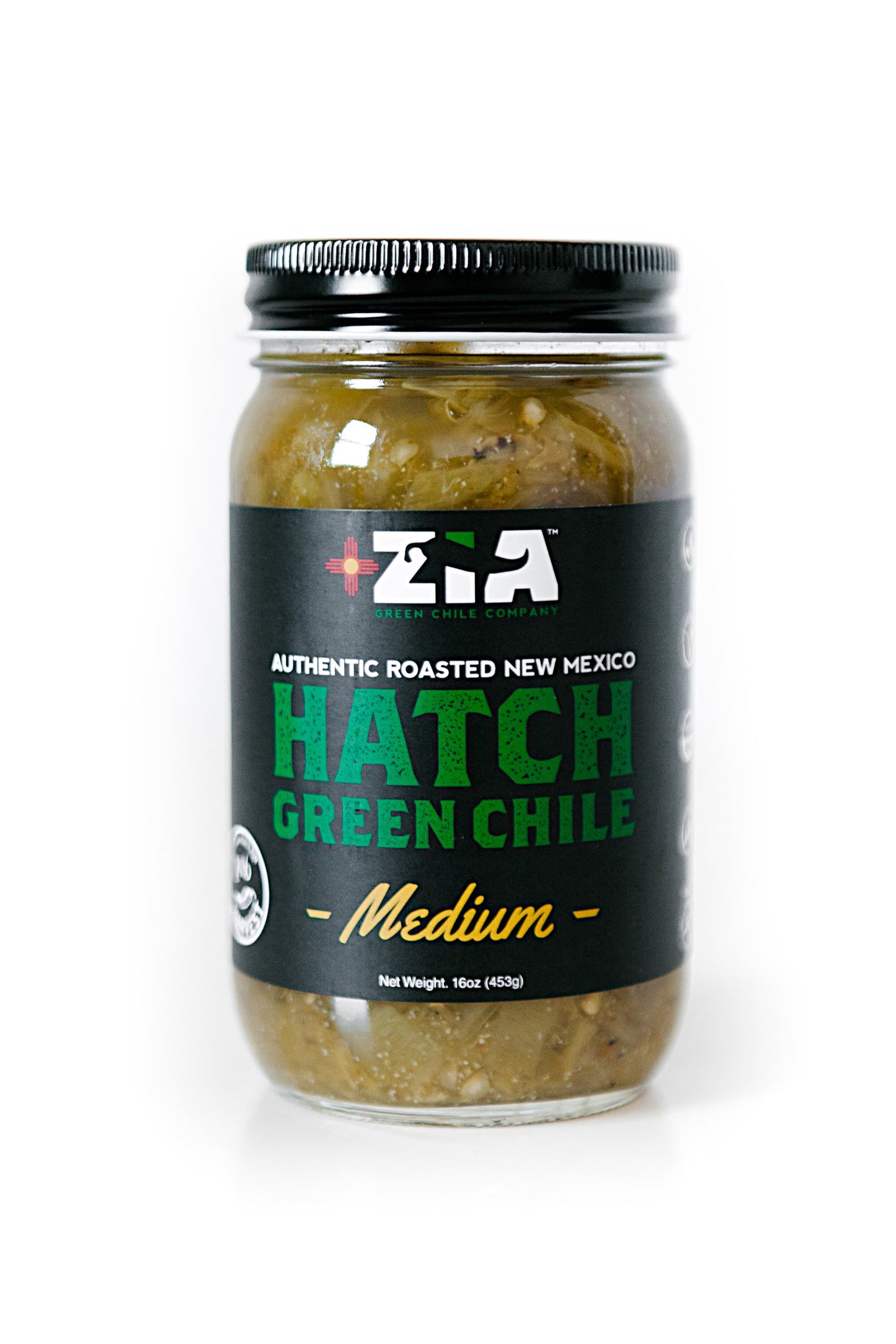 Zia Green Chile Company Original Hatch Green Chile Diced, Vegan & Gluten-Free, 6 Pack, 1 Pound, Natural