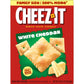 Cheez-It Cheese Crackers, Baked Snack Crackers, Lunch Snacks, Family Size, White Cheddar, 21oz Box (1 Box)