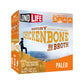 LonoLife Chicken Bone Broth Powder with 8g Protein, Paleo and Keto Friendly, Gluten-free, Single Serve Cups, 4 Servings, (Equal 