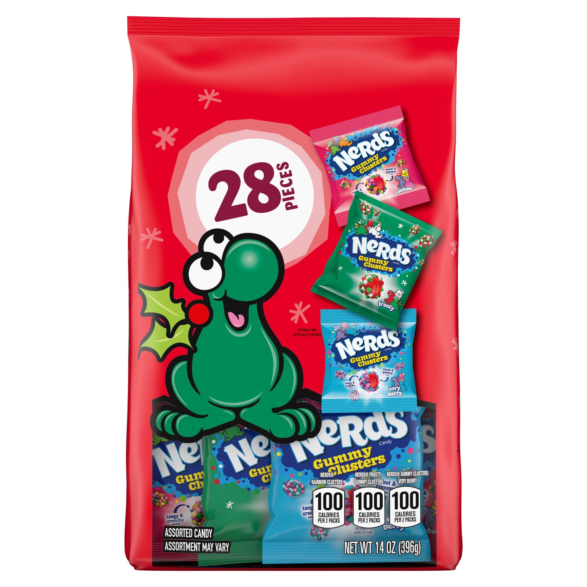 NERDS Gummy Clusters Holiday Assorted Treat Pack  14 oz  28 Count
