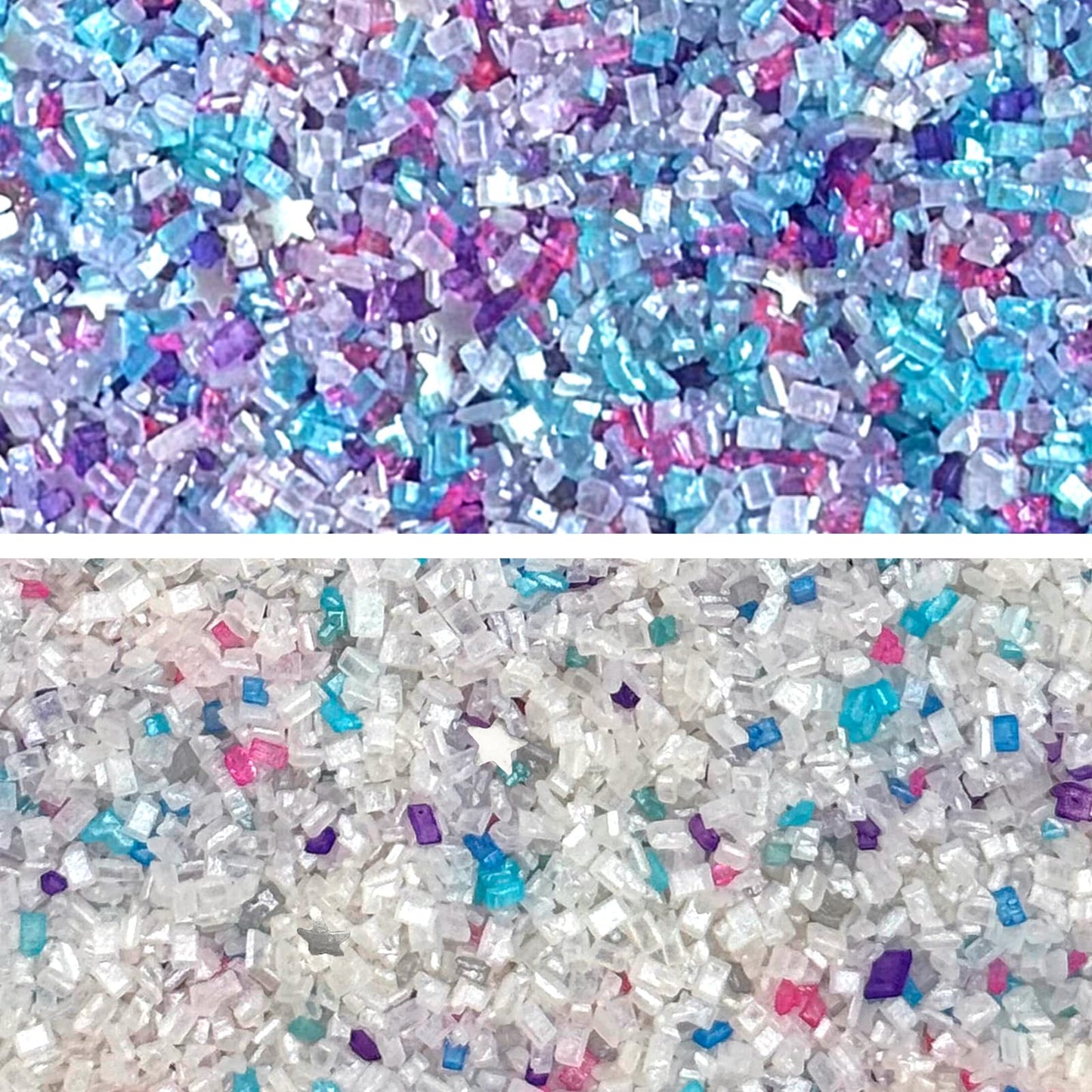 Fancy Sprinkles Stardust Sugar Set (Unicorn Breath And Enchanted 4 Oz)