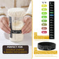 BICRET Sourdough Starter Kit – Complete Baking Supplies, 2 Silicone Proofing Baskets, Baking Mat, Green, Model FJ-3-4C