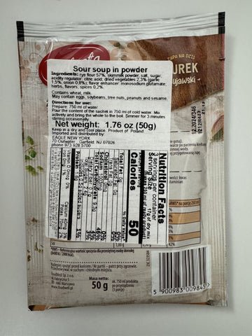 Delecta Zurek Kujawski Homestyle White Borscht Sour Soup Mix (5-Pack)