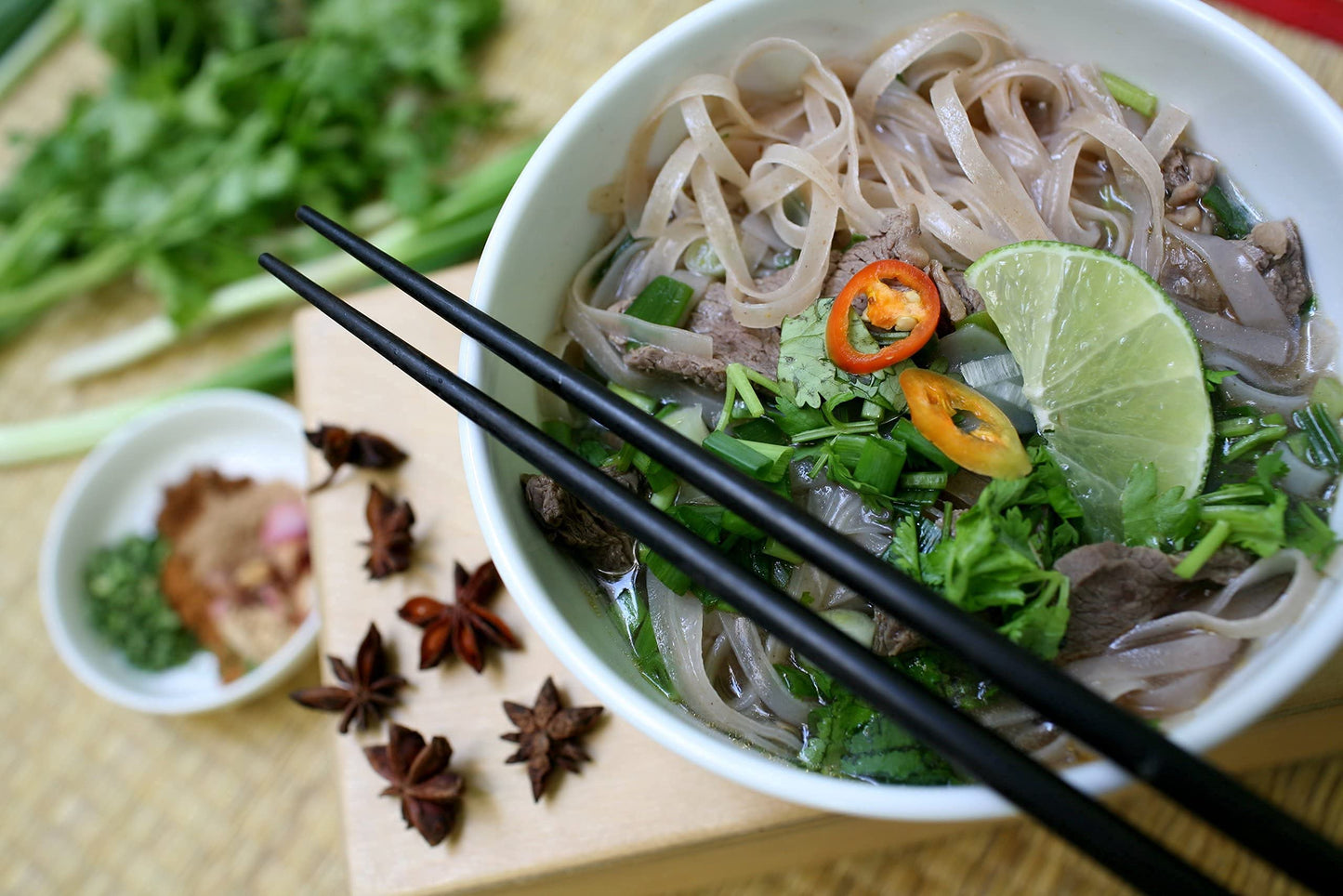Vegan Gluten Free Happy Pho Meal Kit Shiitake Mushroom - 2 Servings, 4.5 Oz. Per Box, Case of 6 Boxes, Meal Kits, Pho Noodles Vi