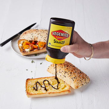 Vegemite Squeezy Spread 200g Bottle - Convenient Squeeze Format, Rich in B Vitamins - Made in Australia