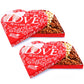 Anna and Sarah 2 Pack Premium Mixed Nuts Large Size Heart Shaped Gift Basket, Walnut-Almond-Cashew-Oregon Hazelnut-Apricot Seed-