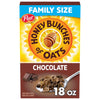 Post Honey Bunches of Oats Chocolate, Made with Whole Grain Cereal, Breakfast Cereal, 18oz Box