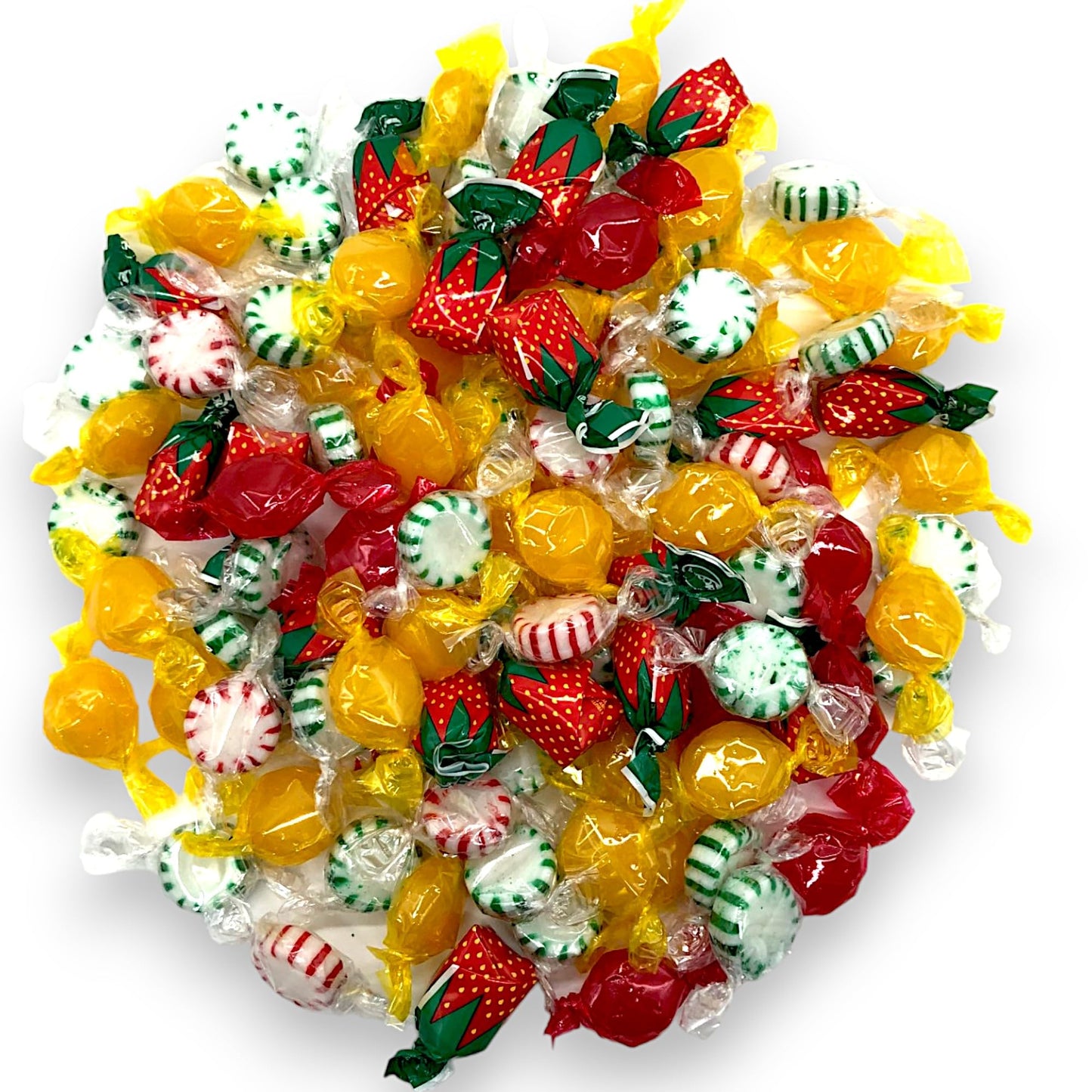 Arcor Hostess Hard Candy Old Fashioned Mix-1.5 lbs Bulk Candy Individually Wrapped in a Candy Variety Pack of Peppermint, Spearm