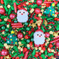 Christmas Tree Santa Claus Sprinkles Candy Sugar Sprinkle Red and Green Sprinkles Cake Decorations Cupcake Toppers Cookie Decora