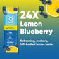 IQBAR Keto Protein Bars - Lemon Blueberry - 24 Count - Low Carb, High Fiber, Vegan Snack