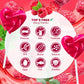ZOFIA SWEET Valentines Day Red Heart Lollipops, 32 Count, Gluten Free, Raspberry Flavor, Individually Wrapped