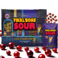 FINAL BOSS Sour Gummy Candy, Cranberry, Extremely Super Sour, 10 Bags, 1.06 oz Each, Low Calorie Snack
