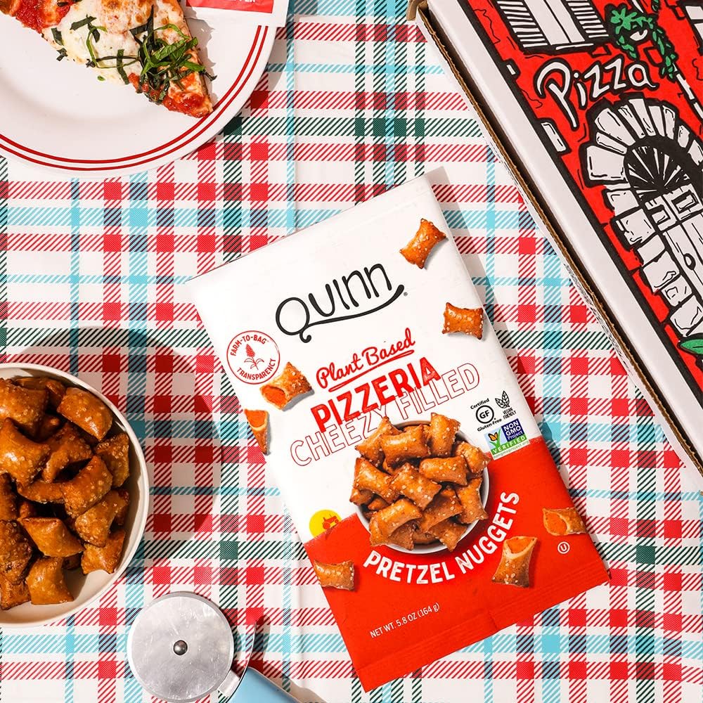 Quinn Pretzel Nuggets Quinntessential Pack - Made With Real Ingredients, Whole Grain Sorghum, Vegan, Gluten Free, Dairy Free, No
