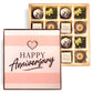 Laumire Gourmet Fruits - Superfood Parfait Collection [Happy Anniversary Edition] - Square (16 Pcs) - Healthy Gift Basket - Drie