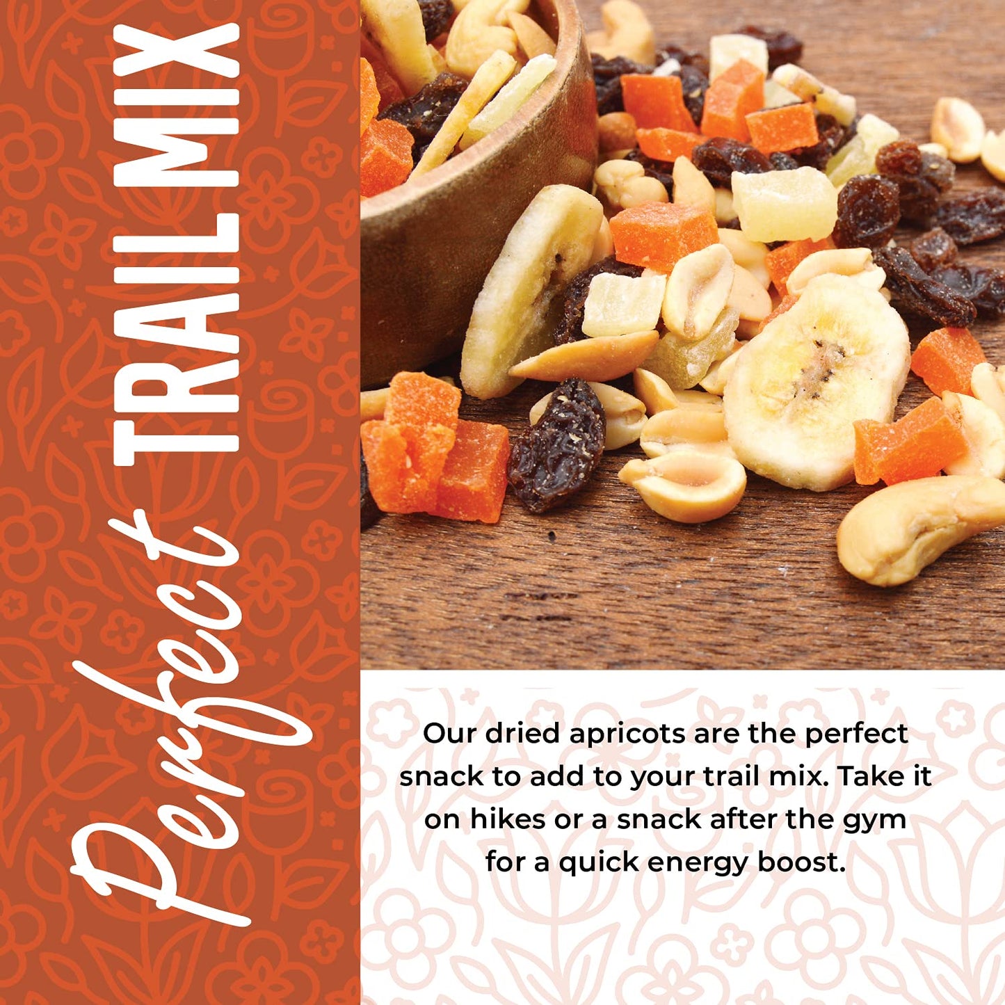 Dried Apricots No Sugar Added, 1 Pound. Dried Apricots Unsweetened, Turkish Apricots Dried Fruit, Dry Apricot Bulk, All Natural, Non-Gmo.