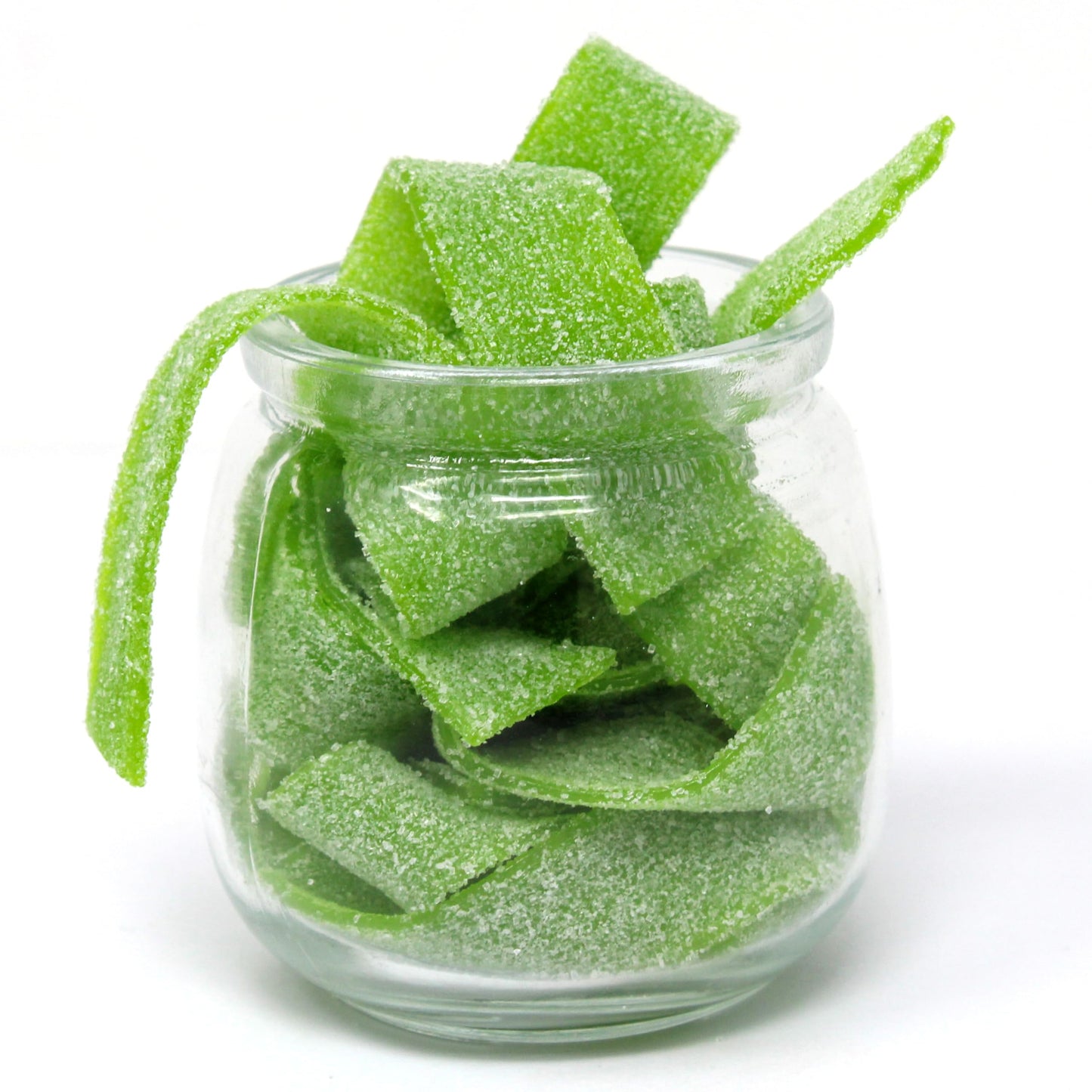Snacktery Green Apple Sour Belts - St Patricks Day Candy Belts - Vibrant & Tangy Sour Strips - Vegan & Kosher Green Candy For St