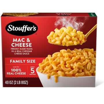 Stouffers Mac & Cheese, Family Size, Macaroni And Cheese, Easy Frozen Meal For Lunch Or Dinner, 40 Oz (Frozen) 40 oz
