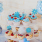 Gyufise 36Pcs Snowflake Cupcake Toppers Glitter Winter Frozen Theme Cupcake Picks For Winter Wonderland Snowflake Theme Baby Sho
