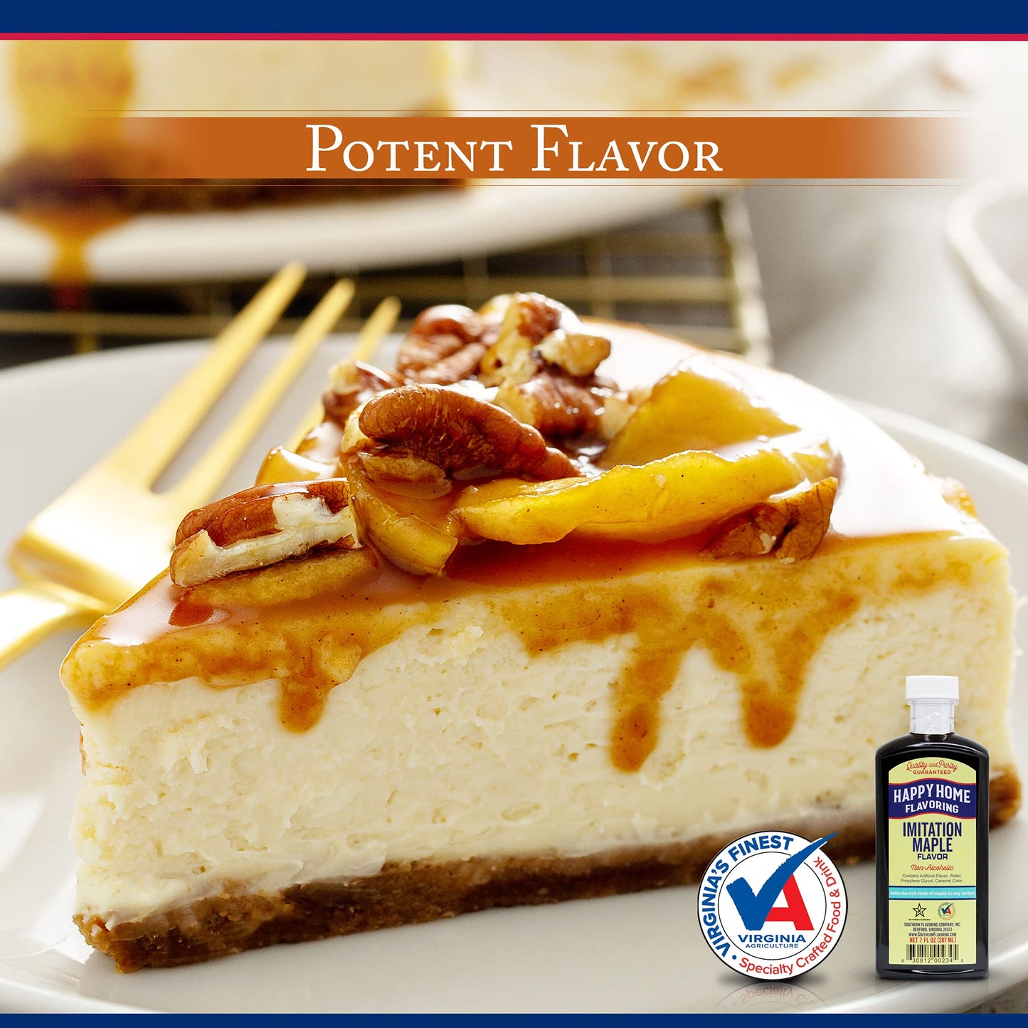 Happy Home compatible with Maple Flavoring, Non-  ic, Certified Kosher, 7 Fl Oz