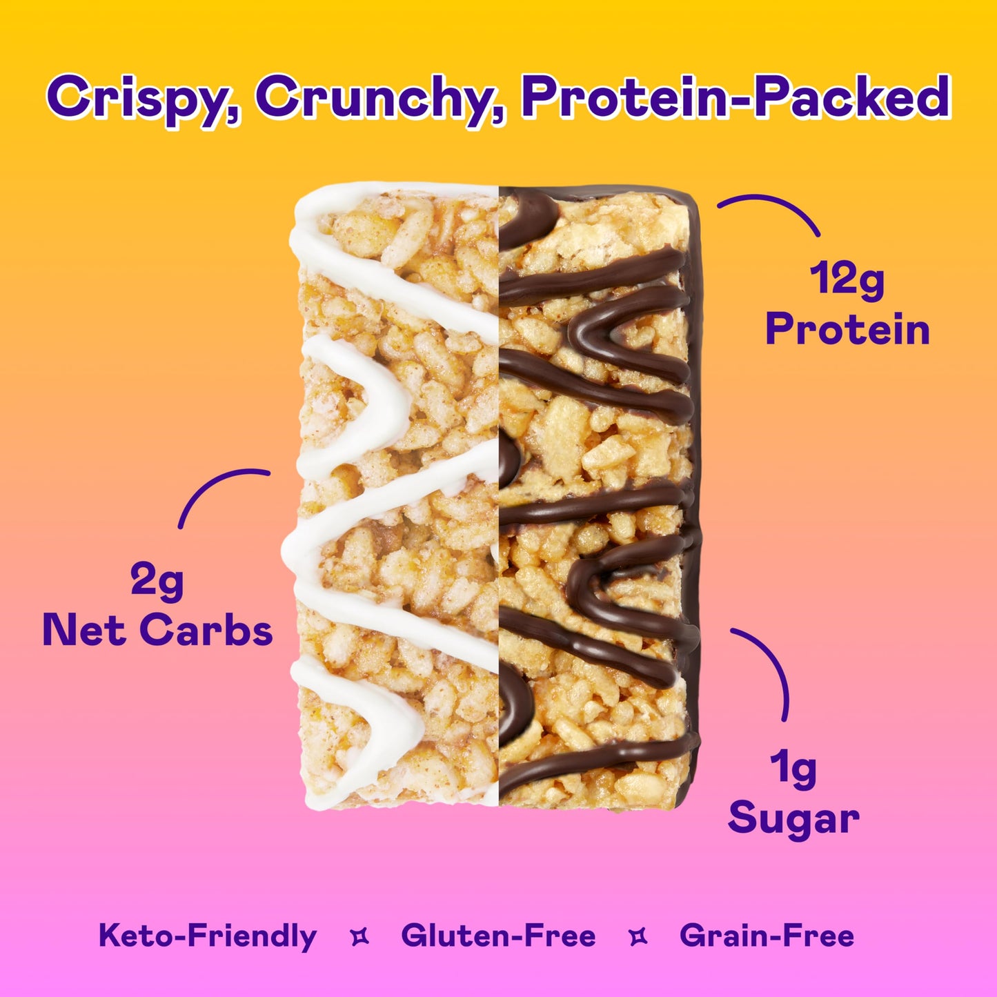 MAGIC SPOON Treats - High Protein, Low Carb, Keto Friendly, Low Sugar, Gluten Free, Crispy Protein Bar Cereal Bar, On-The-Go Hea