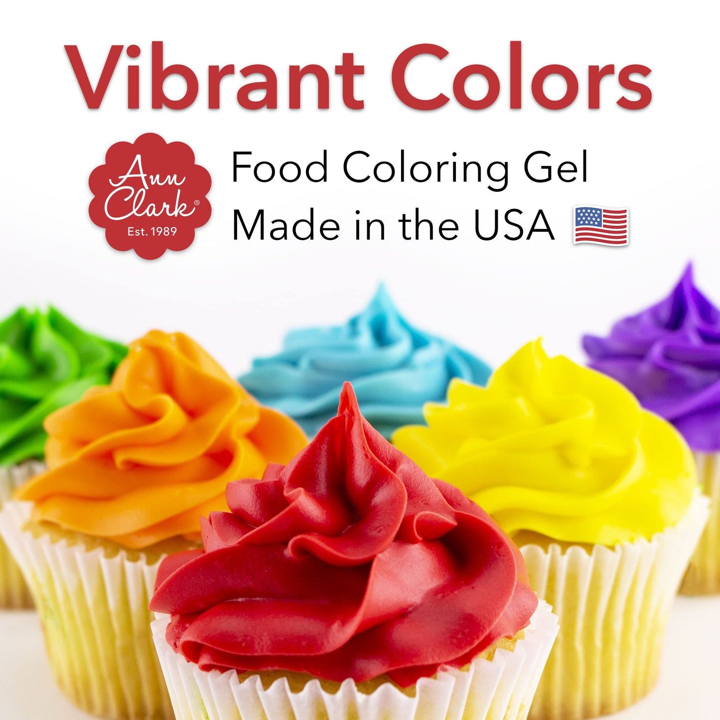 Ann Clark Food Coloring Gel, Professional Grade, 0.7 oz, Brown