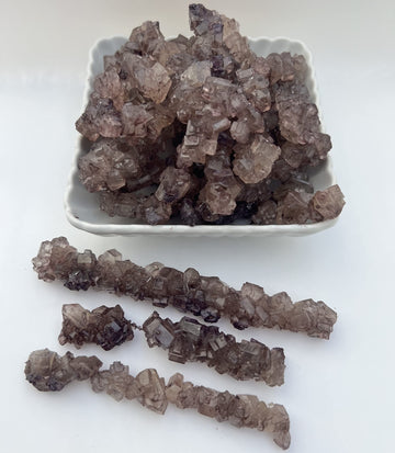 Sweetglob Old Fashioned Rock Candy Crystals On Strings (Purple Grape, 3 Pound)