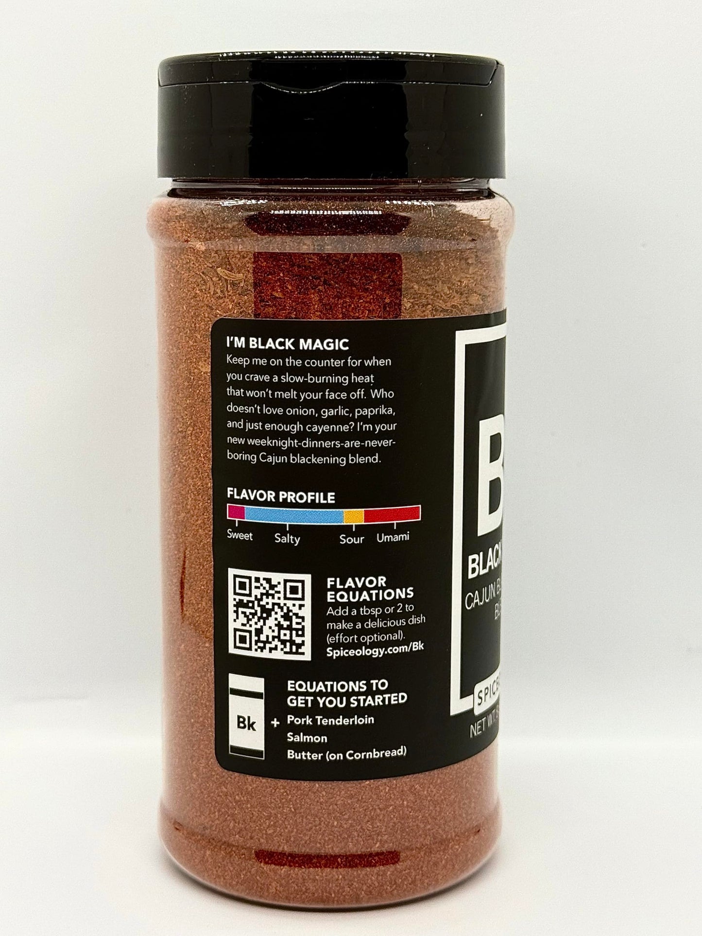 Black Magic Cajun Blackening Blend By Spiceology | Bold & Savory Blackening Seasoning For Chicken, Fish, Turkey, And More | Versatile Cajun Spice Blend & Dry Rub | 8.5Oz