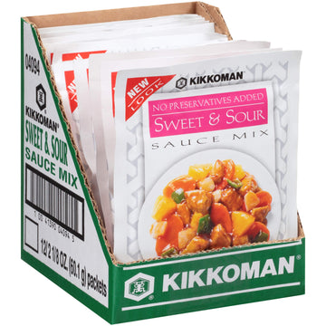 Kikkoman Sweet & Sour Seasoning Mix  2.125 Oz Packet (12 Pack)  0.16 Lb (Pack Of 12)