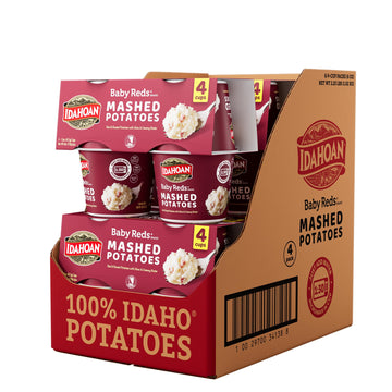 Idahoan Baby Reds Mashed Potatoes Cup, 1.5 Oz (Pack Of 24)