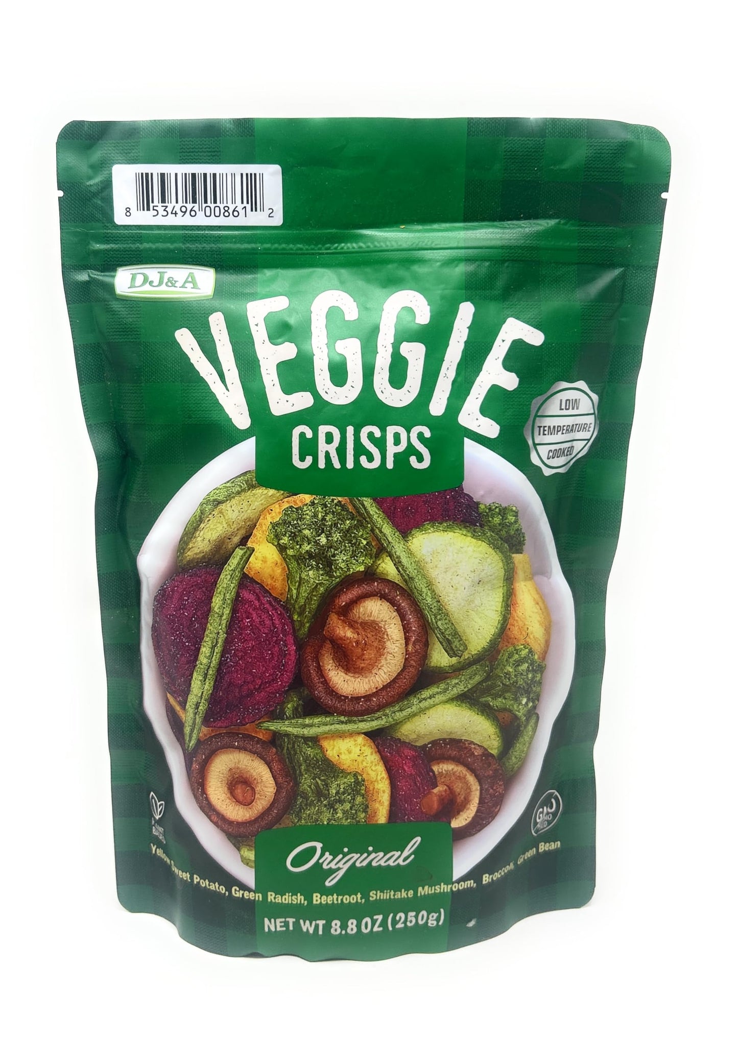 DJ&A Veggie Crisps Original 8.8oz - 1 bag