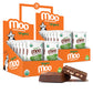 Moo Chocolates Organic Milk Chocolate Mini Bars with Rice Crisps 0.7oz, 28 ct (Pack of 2) | USDA Organic, Non-GMO | 100 Calorie 