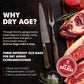 UMAi Dry Aging Bag Sampler Pack of 9 for Ribeye, Striploin, Roast, Brisket - No Vacuum Sealer Needed