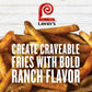 Lawrys Ranch Flavor French Fry Seasoning, 15 oz - Bold Robust Flavor for French Fries
