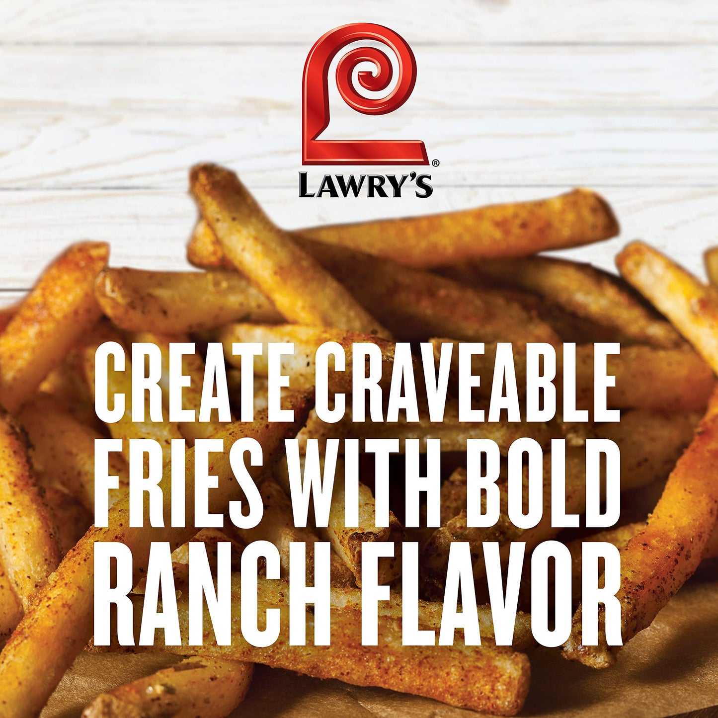 Lawrys Ranch Flavor French Fry Seasoning, 15 oz - Bold Robust Flavor for French Fries